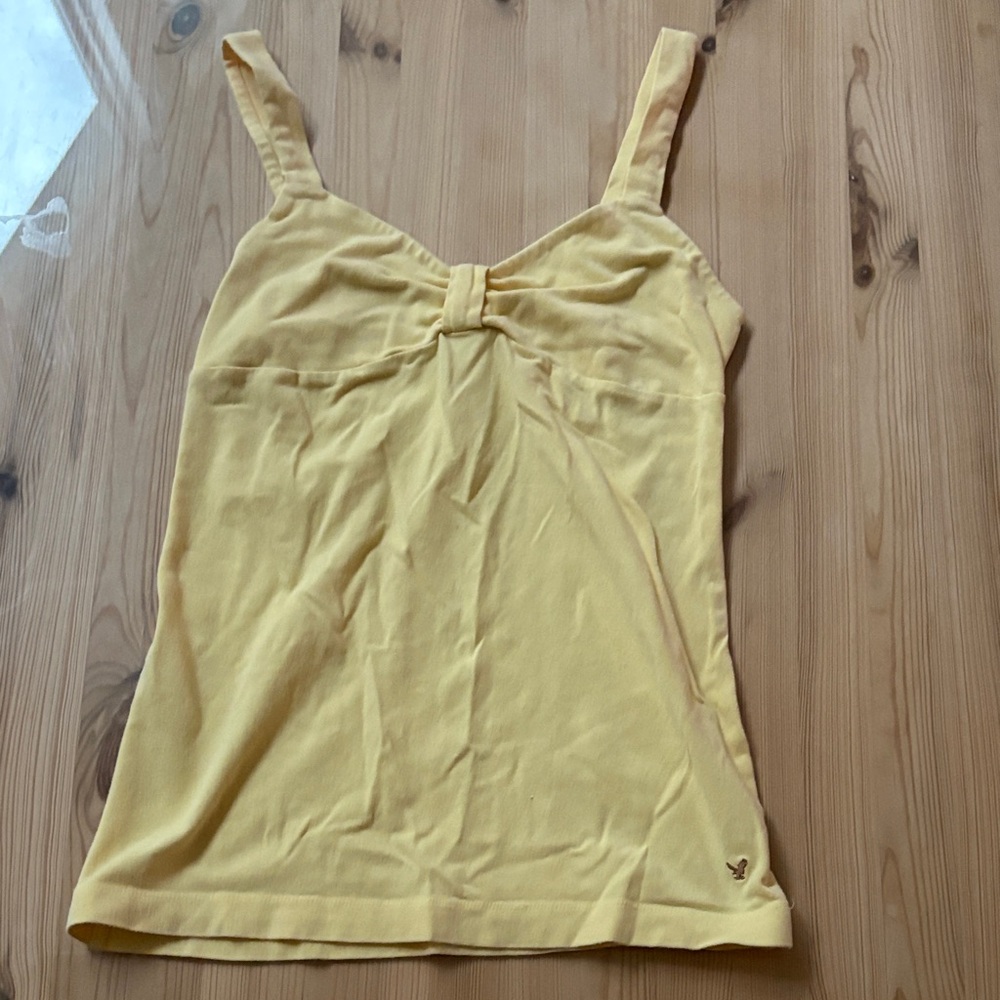 American Eagle Outfitters Yellow Tank Top